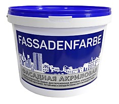 Фасадная акриловая супербелая краска "FASSADENFARBE" ВД-АК-104