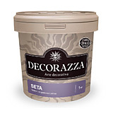 Декоративное покрытие с эффектом натурального шелка Decorazza Seta Argento 1 л