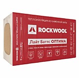 Rockwool Лайт Баттс Оптима  100х600х1000 мм 3 кв.м плотность: 32 кг/м3.