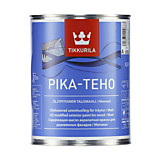 Краска Tikkurila Pika Teho / Тиккурила Пика Техо водорастворимая фасадная краска для дерева, 0,9 л