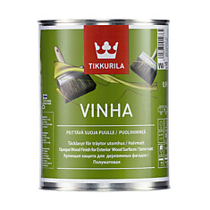 Краска Tikkurila Vinha / Тиккурила Винха кроющий антисептик для древесины водорастворимый, 0,9 л